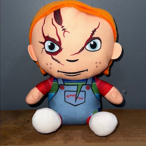 Toy Factory 10” Chucky stuffed plush doll  horror Halloween collectible toy - Picture 1 of 10